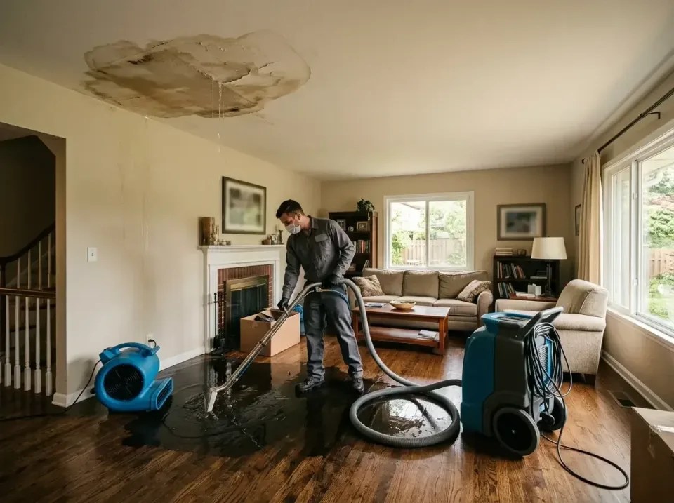 attic-pipe-burst-ceiling-drip-008 — frequently asked questions, Water Damage Restoration & Carpet Care in Rutland, VT